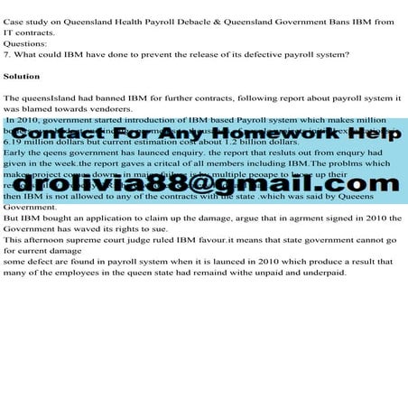 Case study on Queensland Health Payroll Debacle & Queensland Governm.pdf