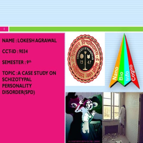 schizotypal  personality disorder 