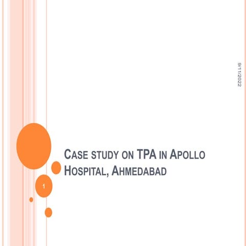 Case study on TPA in Hospital,.pptx