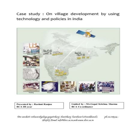 Case study on village devp.