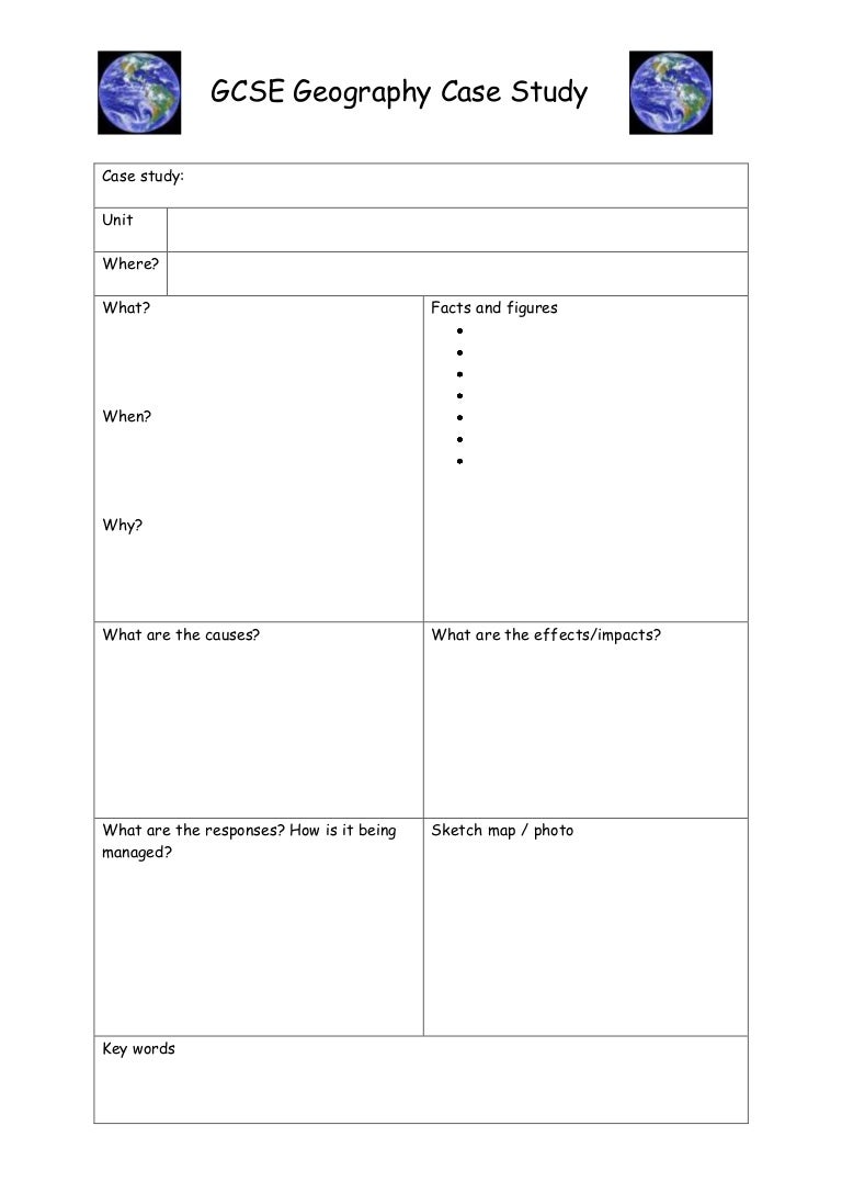 Criteria for judging a case study image