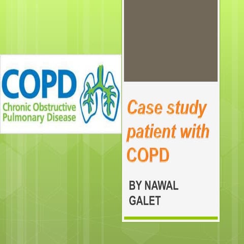 Case study patient with copd