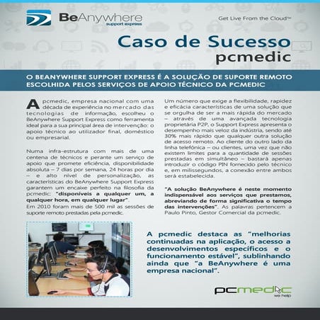 Caso de Sucesso - Pcmedic