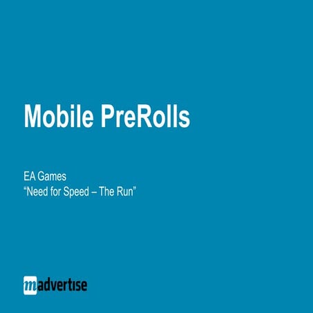 Case study pre roll ea games