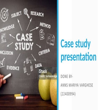 Case study presentation | PPTX