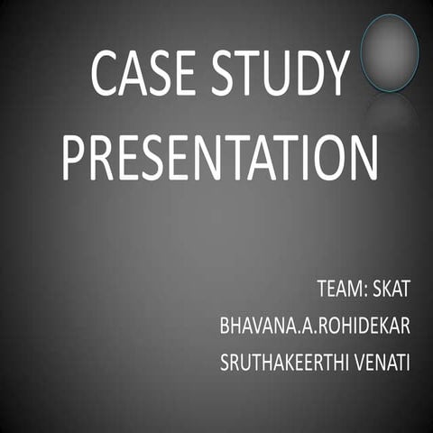 Case study presentation   peterson paper products