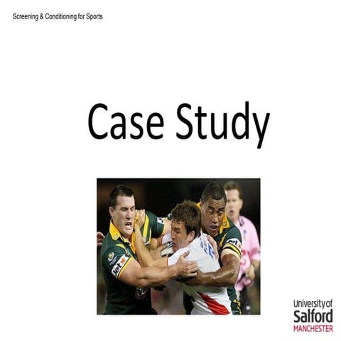 Athlete Case Study