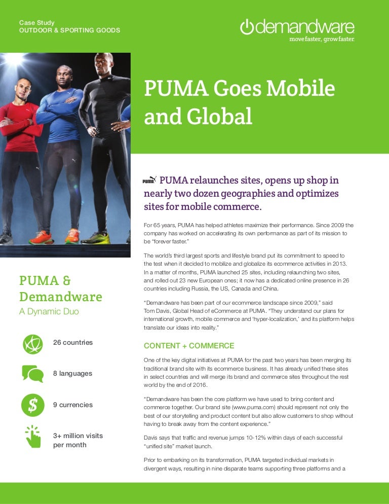 puma ecommerce platform