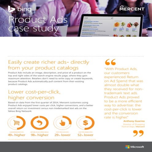 Introducing Product Ads for Bing Ads | PDF
