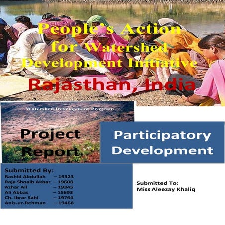 Case study report participatory development-Rajistan India