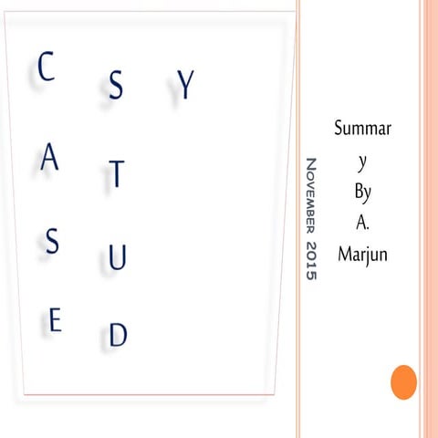 Case Study Research Pptx