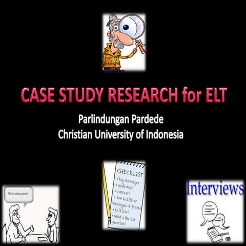 Case study research for elt