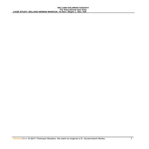 Case study selling_neiman_marcus