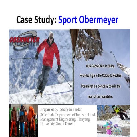 Case study sport obermeyer