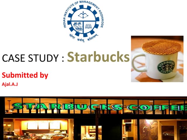 Case study Starbucks