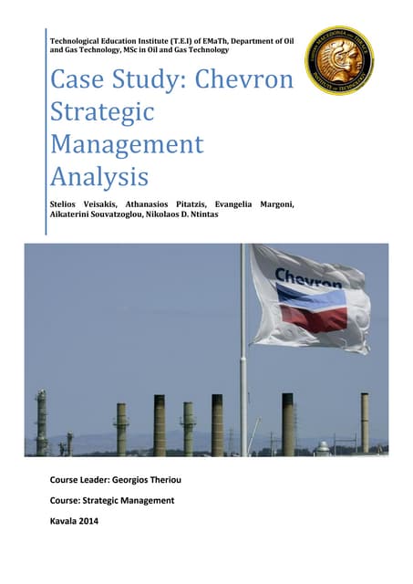Case study strategic management