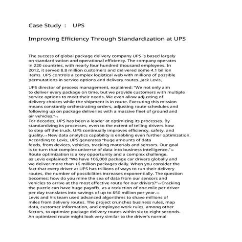 Case Study  UPS   Breaking the Standardizing-Versus-Empowering Paradox.docx