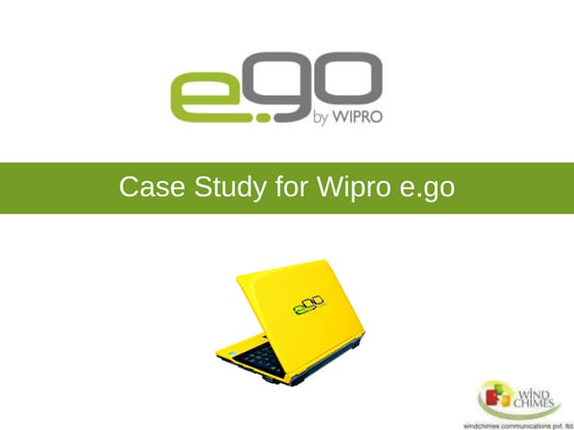 Social Media Case Study - Wipro e.Go using social media to engage and establi...