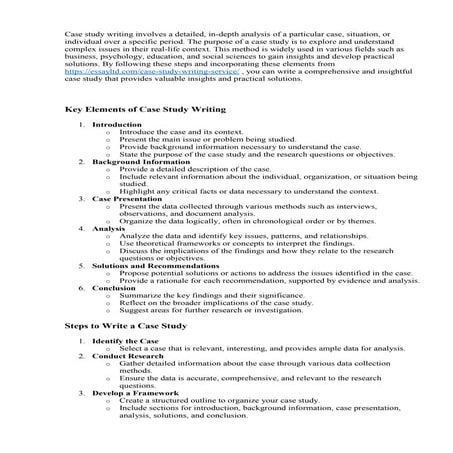 Case study writing for college: how to tips.pdf