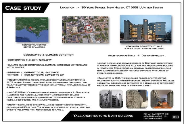 architecture Case study yale university