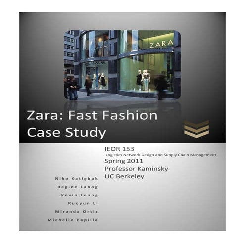 [Case study] zara fast fashion