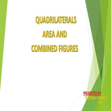 Case tudy on quadrilaterals tej