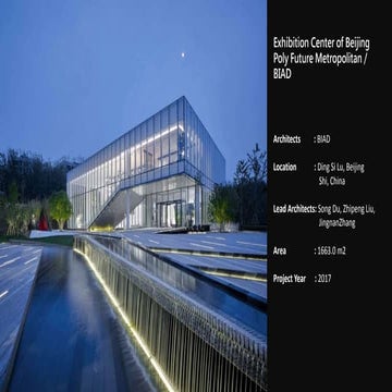 Exhibition Center of Beijing Poly Future Metropolitan / BIAD | PPTX