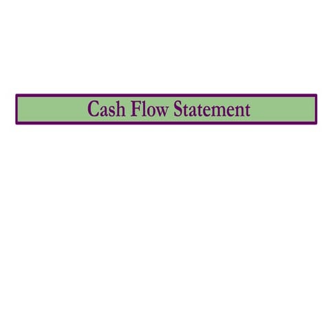 Cash flow