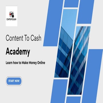Basic information about Content to cash academy!