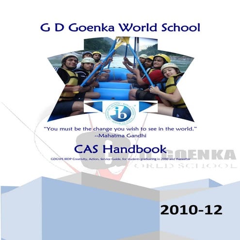 CAS handbook GD Goenka Work School 2010-12