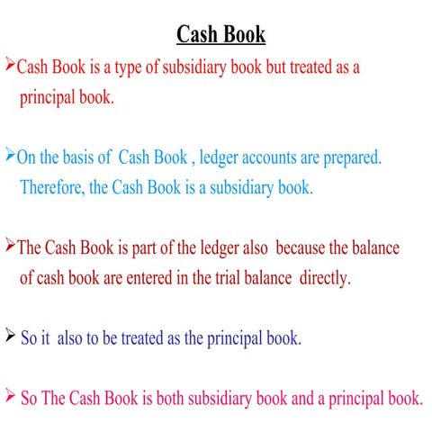 Cash book 