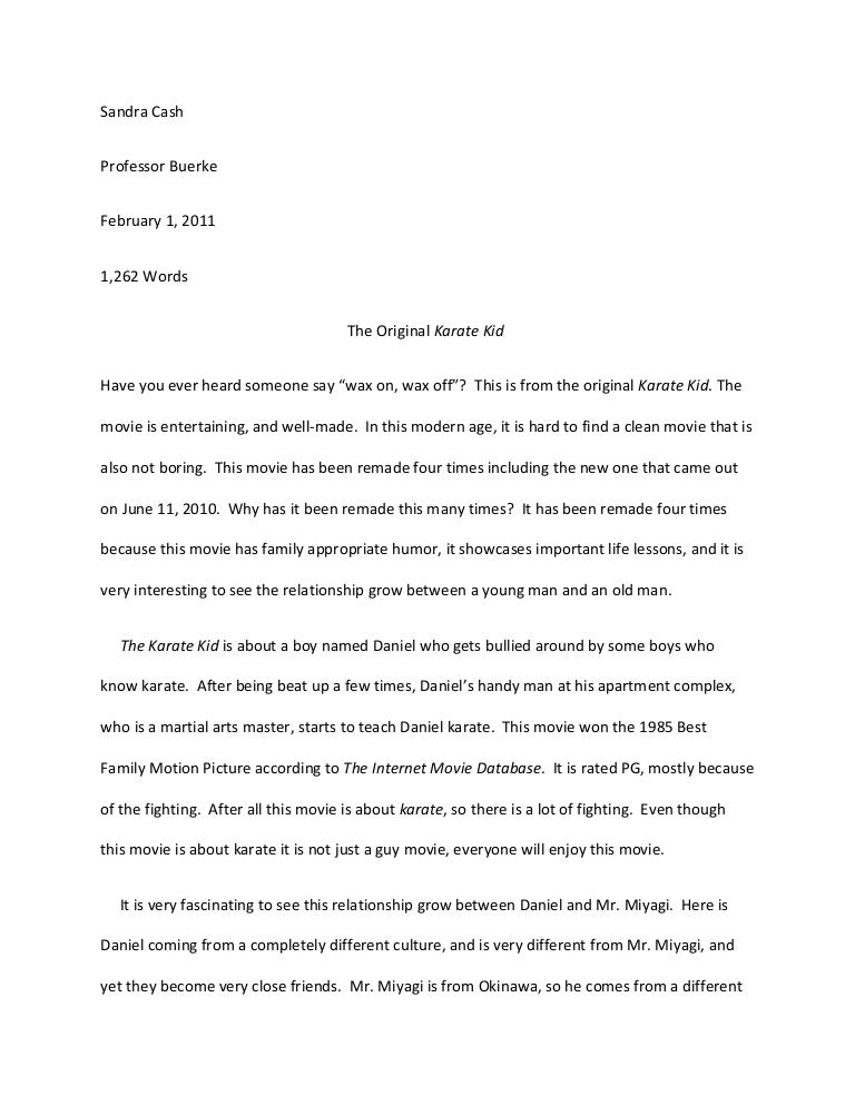kids essay examples