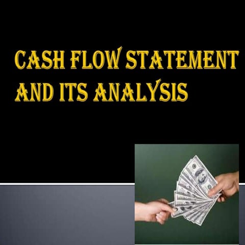 Cash flow analysis