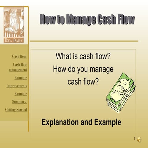 Cash flow management