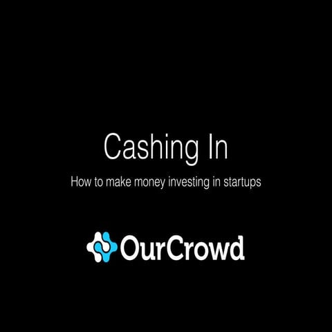 Cashing in  - how to make money investing in startups