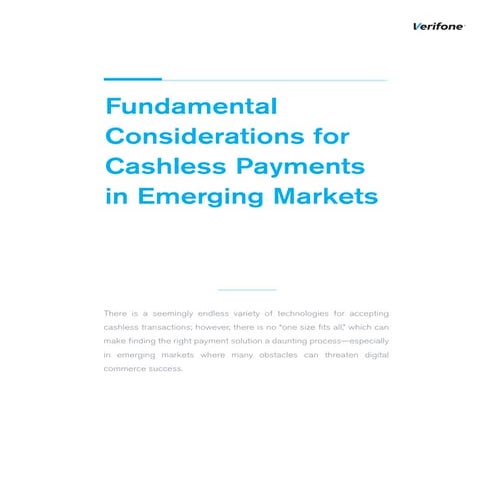 Payments & Infrastructure - Part II. Verifone
