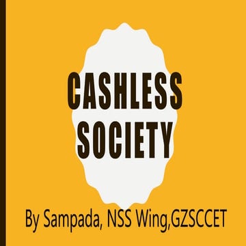 Cashless society