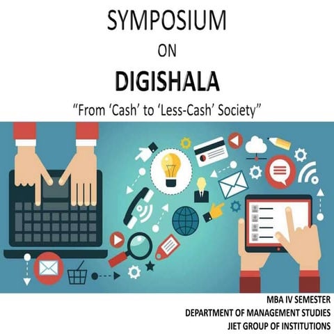 Modes of Cashless Transactions - Cash-less Indian Economy