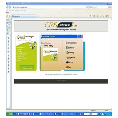 Cash Manager Rural   Trader Import Example