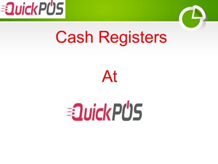 Cash registers at QuickPOS