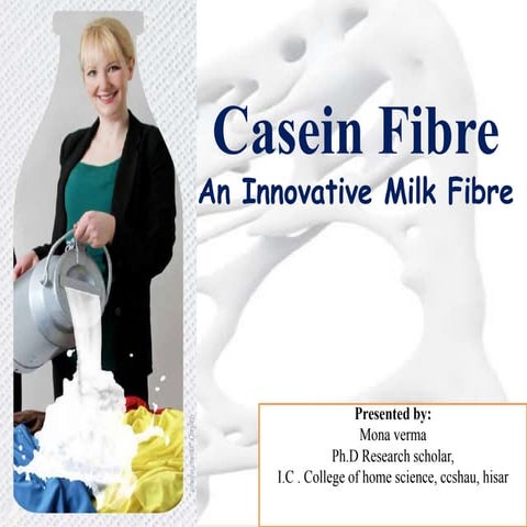 Casin fibres