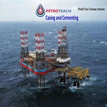 PetroTeach Casing and cementing Design webinar 01 10_2020