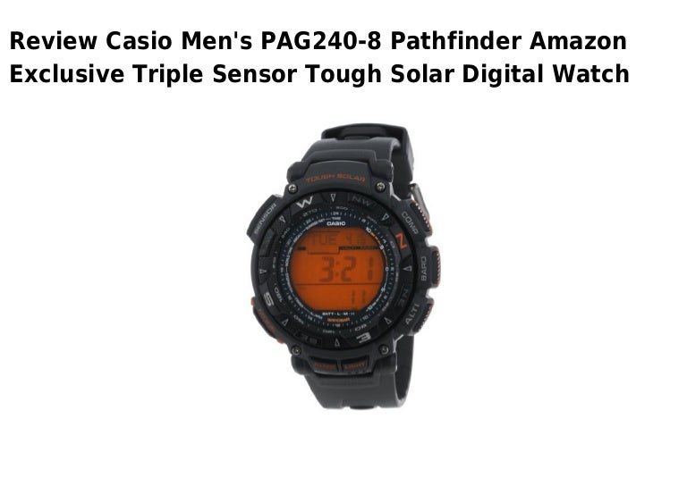 casio tough solar triple sensor pathfinder watch