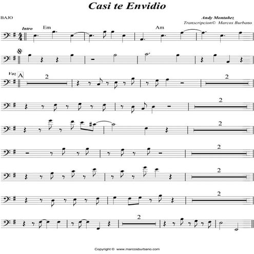CASI TE ENVIDIO(ANDY MONTAÑEZ)