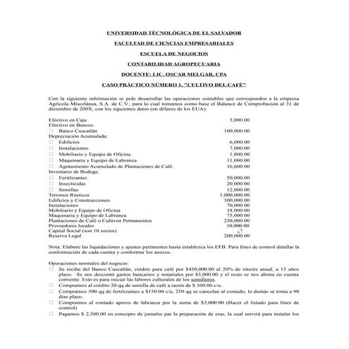 Caso 1 cultivo del café oscar melgar