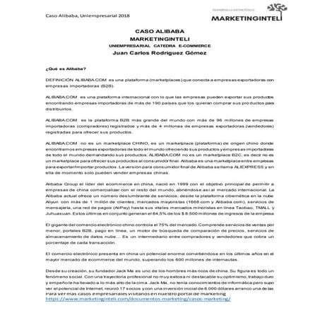 Caso alibaba
