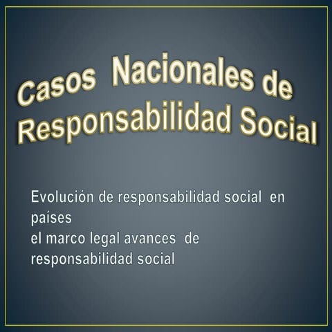 Caso cade de resposabilidad social 