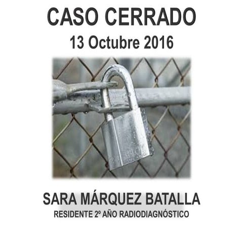 Caso cerrado