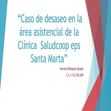 Caso Clinica saludcoop santa marta
