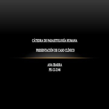 Caso clínico Trichuris trichiura